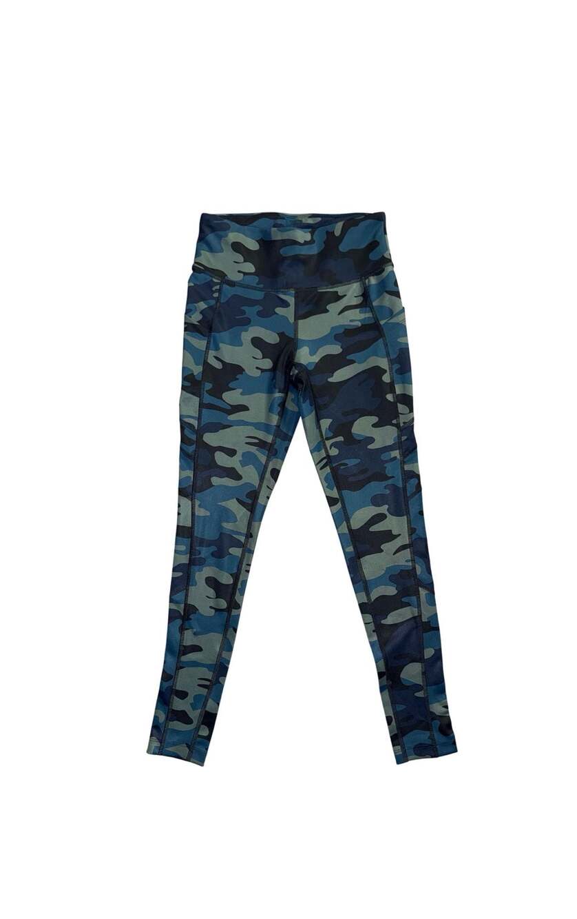 New Balance Blue Camo Leggings Size S